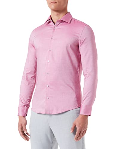 Seidensticker Herren 653730 Hemd, Pink, 38 von Seidensticker