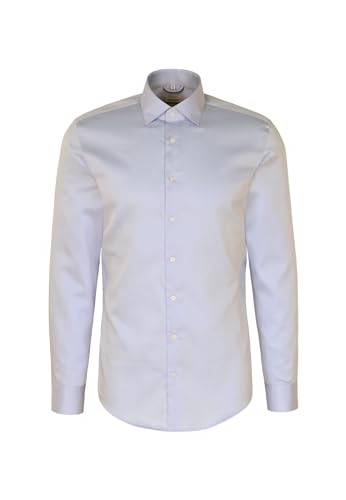 Seidensticker Herren Business Hemd, Blau, Kragenweite: 44 cm von Seidensticker