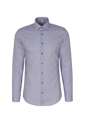 Seidensticker Herren Business Hemd, Braun, 42 von Seidensticker