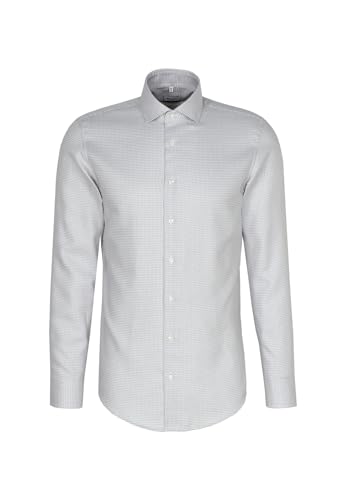 Seidensticker Herren Business Hemd, Grau, 46 Seidensticker Herren Business Hemd, Grau, 46 von Seidensticker