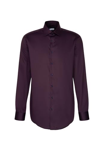 Seidensticker Herren Business Hemd, Lila, 48 EU Seidensticker Herren Business Hemd, Lila, 48 EU von Seidensticker