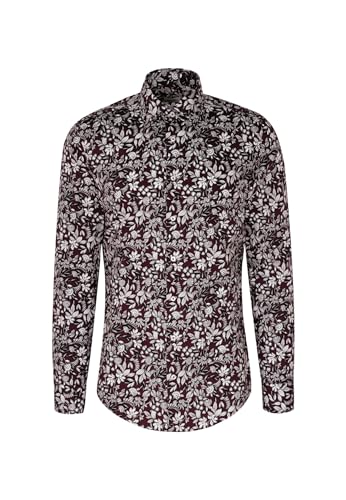 Seidensticker Herren Business Hemd, Lila, XS von Seidensticker