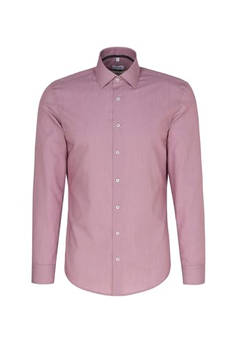 Seidensticker Herren Business Hemd, Pink, 46 von Seidensticker