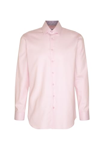 Seidensticker Herren Business Hemd, Pink, 46 von Seidensticker