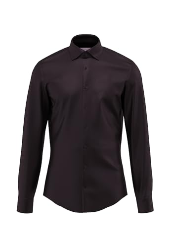 Seidensticker Herren Business Hemd, Schwarz, Kragenweite: 44 cm Seidensticker Herren Business Hemd, Schwarz, Kragenweite: 44 cm von Seidensticker