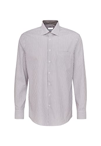 Seidensticker Herren Business Hemd - Bügelfreies Hemd mit geradem Schnitt - Regular Fit - Langarm - Kent-Kragen - 100% Baumwolle von Seidensticker
