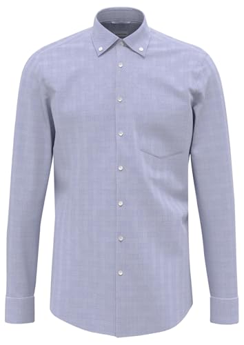 Seidensticker Herren Business Hemd - Regular Fit - Bügelfrei - Button-Down-Kragen - Langarm - 100% Baumwolle von Seidensticker