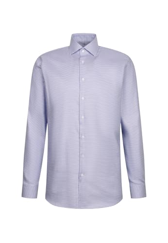 Seidensticker Herren Business Hemd - Regular Fit - Bügelfrei - Kent-Kragen - Langarm - 100% Baumwolle von Seidensticker