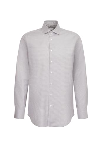 Seidensticker Herren Business Hemd - Regular Fit - Bügelfrei - Kent-Kragen - Langarm - 100% Baumwolle von Seidensticker