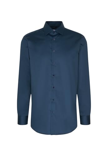 Seidensticker Herren Business Hemd - Regular Fit - Bügelleicht - Kent-Kragen - Langarm - 100% Baumwolle von Seidensticker