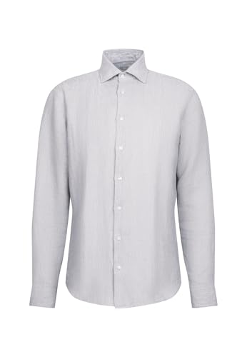 Seidensticker Herren Business Hemd - Regular Fit - Soft - Kent-Kragen - Langarm - 100% Leinen von Seidensticker