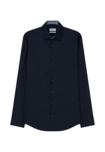 Seidensticker Herren Business Hemd Shaped Extra Langer Arm Kentkragen Bügelfrei 100% Baumwolle von Seidensticker