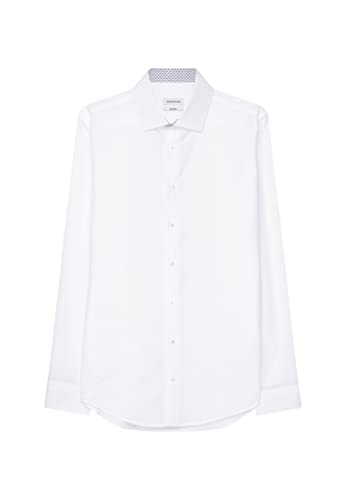 Seidensticker Herren Business Hemd Shaped Extra Langer Arm Kentkragen Bügelfrei 100% Baumwolle von Seidensticker