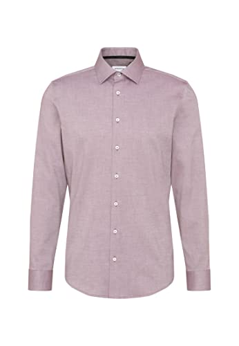 Seidensticker Herren Business Hemd - Shaped Fit - Bügelfrei - Kent-Kragen - Langarm - 100% Baumwolle von Seidensticker