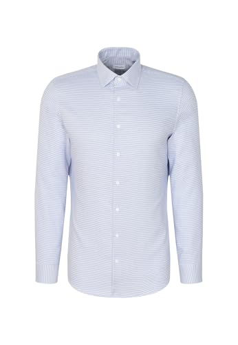 Seidensticker Herren Business Hemd - Shaped Fit - Bügelfrei - Kent-Kragen - Langarm - 100% Baumwolle von Seidensticker