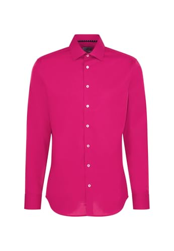 Seidensticker Herren 253760 Hemd Normal, Rosa, 46 von Seidensticker