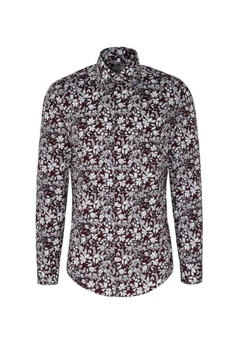 Seidensticker Herren Business Hemd - Shaped Fit - Bügelleicht - Kent-Kragen - Langarm - 100% Baumwolle von Seidensticker