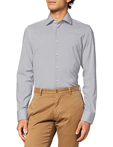Seidensticker Herren Business-Hemd - Slim Fit - Bügelfrei - Kent-Kragen - Langarm - 100% Baumwolle von Seidensticker