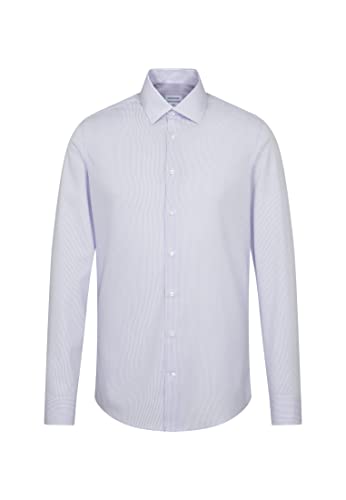 Seidensticker Herren Business Hemd Slim Fit – Bügelfreies25 Businesshemd, Blau (Hellblau 11), (Herstellergröße: 38) von Seidensticker