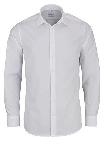 Seidensticker Herren N/A Business Hemd, Weiß (Weiß 01), 37 von Seidensticker