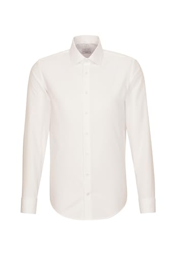 Seidensticker Herren Business Hemd Tailored Fit – Bügelfreies, schmales Hemd mit Kent-Kragen – Langarm – 100% Baumwolle von Seidensticker