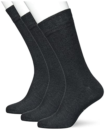 Seidensticker Herren Business Socken, Anthrazit, 39 EU von Seidensticker