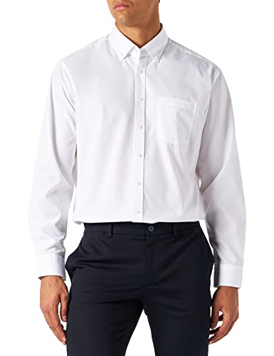 Seidensticker Herren Mens Regular B.d. Longsleeve Businesshemd, Weiß(003002), 45 EU von Seidensticker