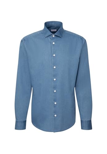 Seidensticker Herren Casual Hemd - Regular Fit - Bügelleicht - Kent-Kragen - Langarm - 100% Baumwolle von Seidensticker