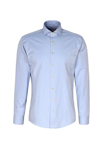 Seidensticker Herren Casual Hemd - Regular Fit - Bügelleicht - Kent-Kragen - Langarm - 100% Baumwolle von Seidensticker