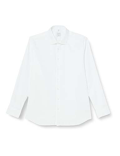 Seidensticker Herren Extra Slim Fit Langarm Hemd, Weiß, 41 EU von Seidensticker