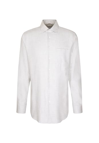 Seidensticker Herren Flanellhemd - Regular Fit - Bügelleicht - Kent-Kragen - Langarm - 100% Baumwolle von Seidensticker