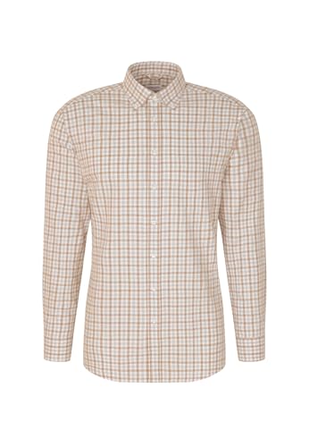 Seidensticker Herren Flanellhemd Regular Langarm Button-Down-Kragen 100% Baumwolle von Seidensticker