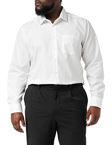 Seidensticker Herren Business Hemd mit geradem Schnitt - Regular Fit - Bügelfrei - Langarm - Kent-Kragen - Brusttasche - 100% Baumwolle von Seidensticker