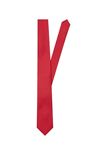 Seidensticker Herren Krawatte 171090, Gr. one size, Rot (45 uni rot) von Seidensticker