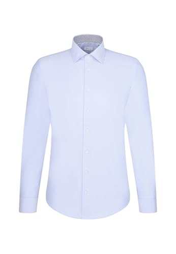 Seidensticker Herren Performance-Hemd Slim Langarm Kentkragen 60% Baumwolle 35% Polyester 5% Elastan von Seidensticker