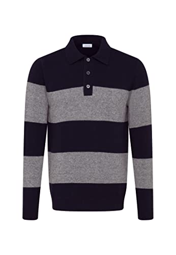 Seidensticker Herren Polo-Shirt Regular Langarm Polokragen 55% Lambswool 25% Viskose 20% Polyamid/Nylon von Seidensticker