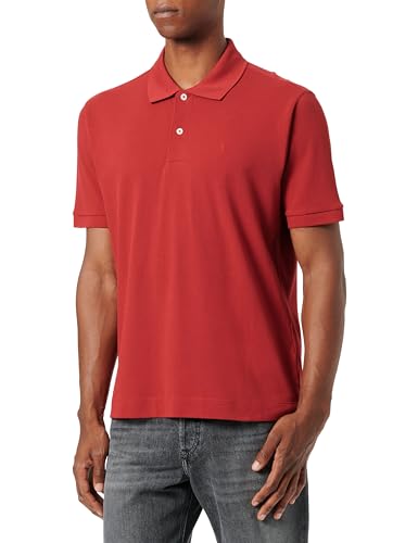 Seidensticker Herren Regular Fit Kurzarm Polo-shirt Polohemd, Rot, XL EU von Seidensticker