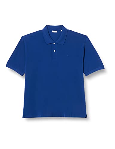 Seidensticker Herren Regular Fit-Poloshirt Kurzarm Polo Shirt, Blau, L von Seidensticker