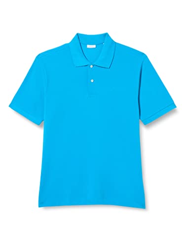 Seidensticker Herren Regular Fit-Poloshirt Kurzarm Polo Shirt, Türkis, M von Seidensticker