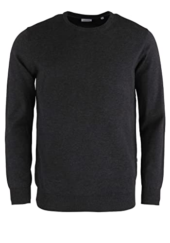 Seidensticker Herren Round-neck - Pullover Pullover, Anthra Melange, L von Seidensticker