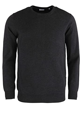 Seidensticker Herren Round-neck - Pullover Pullover, Anthra Melange, XL von Seidensticker