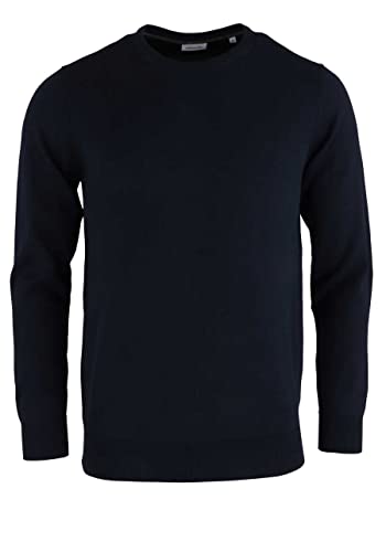 Seidensticker Herren Round-neck - Pullover Pullover, Navy, XXL von Seidensticker