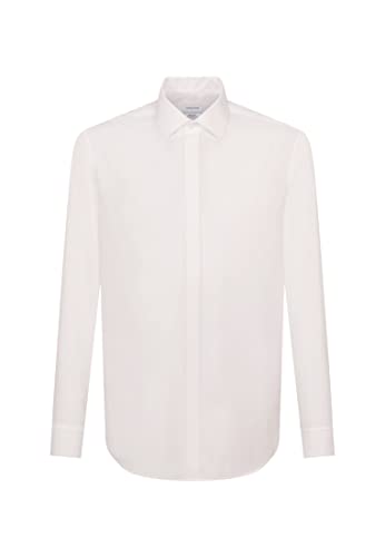 Seidensticker Herren Mens Regular Gala Longsleeve Businesshemd, Ecru(001034), 39 EU von Seidensticker