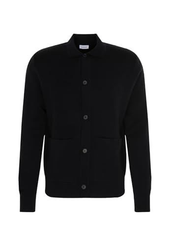 Seidensticker Herren Strickjacke, Blau, Small von Seidensticker