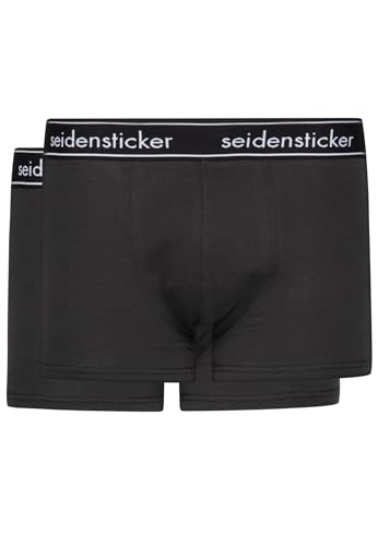 Seidensticker Herren Trunk, Black, L (3er Pack) von Seidensticker