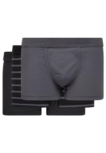 Seidensticker Herren Trunk, Black, XXL (3er Pack) von Seidensticker