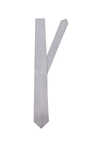 Seidensticker Herren Krawatte 171090, Gr. one size, Grau (31 uni silber) von Seidensticker