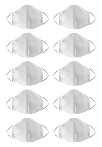 Seidensticker Unisex 10er Pack Mund-Nasen-Masken, Weiß, Einheitsgröße L Seidensticker Unisex 10er Pack Mund-Nasen-Masken, Weiß, Einheitsgröße L von Seidensticker