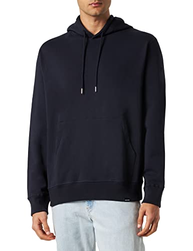 Seidensticker Men's Kapuzenpullover Regular Fit Hooded Sweatshirt, Dunkelblau, L von Seidensticker