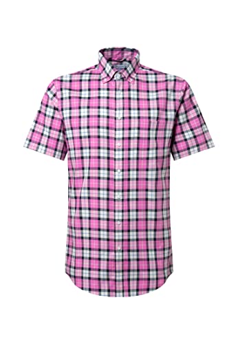 Seidensticker Men's Regular Fit Kurzarm Hemd Shirt, Rosa, 40 von Seidensticker